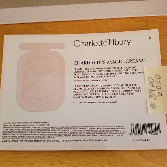 ✅#3960 NEW Charlotte's Tilbury Magic Cream Sample Packet - Picture 2 of 2